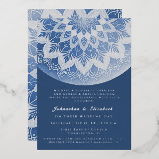 Blue Lace Mandala Wedding