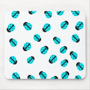 Blue Lady Bug Mousepad