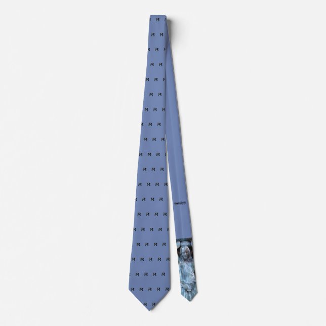 Blue Lady of Love III Tie (Front)