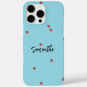 Blue Ladybug iPhone 16 Pro Max Case