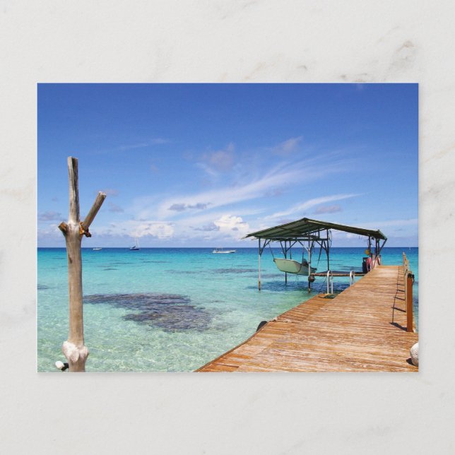 Blue Lagoon at the Tuamotus, French Polynesia Postcard (Front)