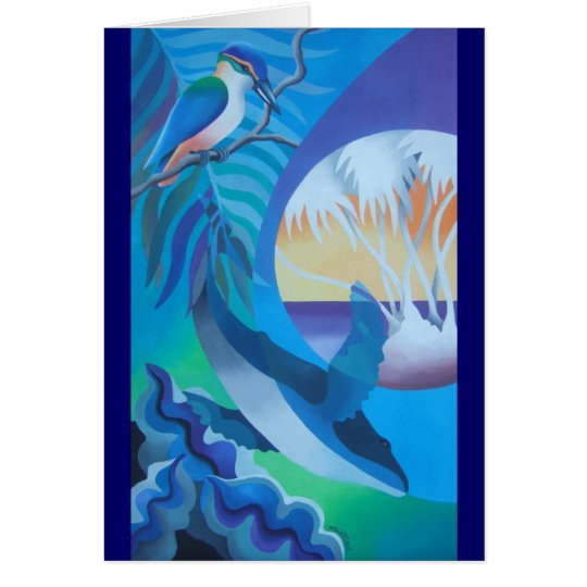 "BLUE LAGOON I" CARD