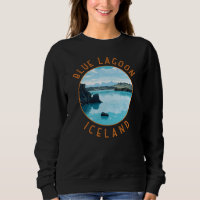 Blue Lagoon Iceland Distressed Circle