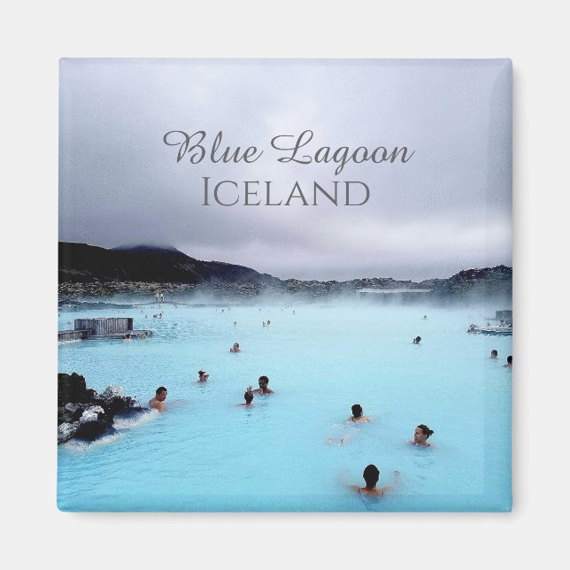 Blue Lagoon Iceland Magnet (Front)