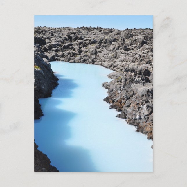 Blue Lagoon in Iceland Postcard (Front)