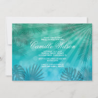 Blue Lagoon Invitation