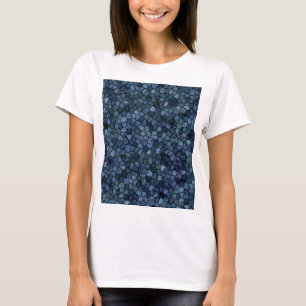 Blue Lagoon Midnight Cobbled Patchwork Terrazo Pat T-Shirt