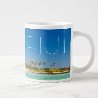 Blue Lagoon Seascape, Fiji Large Coffee Mug