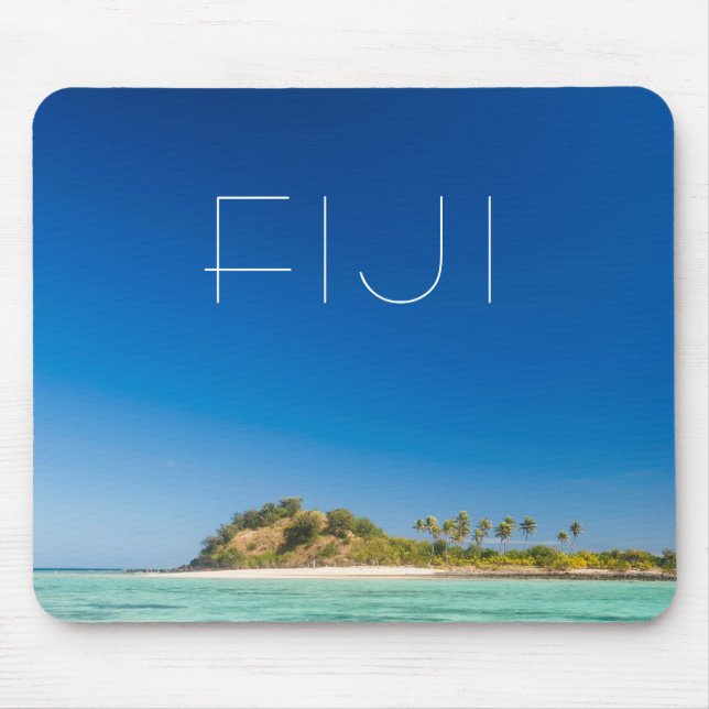 Blue Lagoon Seascape, Fiji Mouse Pad (Front)