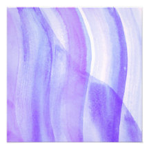 Blue Lagos Watercolor Abstract