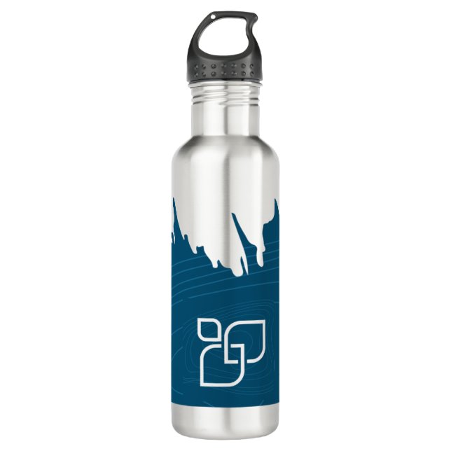 Blue Laina Enterprises  710 Ml Water Bottle (Front)