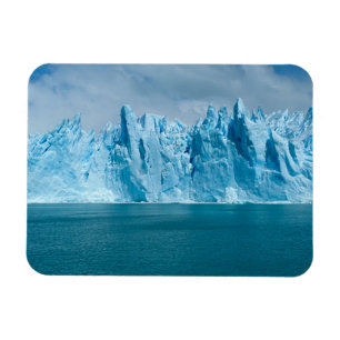 Blue Lake, Ice And Sky Magnet