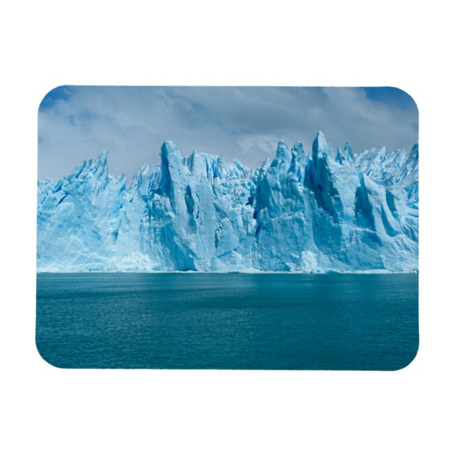 Blue Lake, Ice And Sky Magnet (Horizontal)