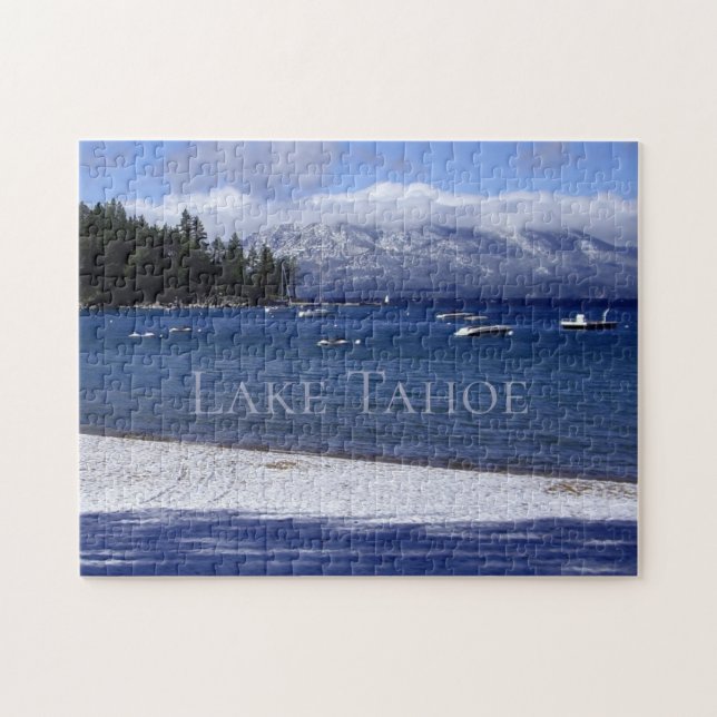 Blue Lake Tahoe Nevada & California Jigsaw Puzzle (Horizontal)