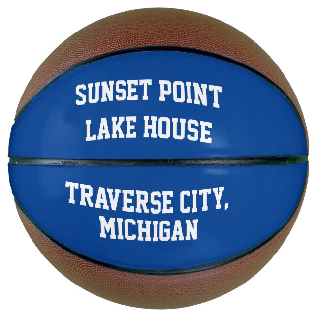Blue Lakehouse Basketball (Front)