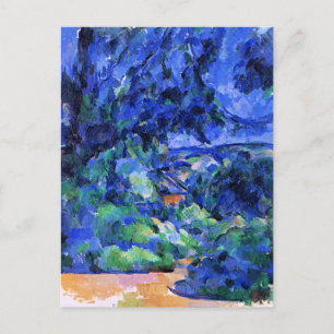 Blue Landscape by Paul Cezanne Postcard