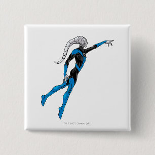 Blue Lantern 10 15 Cm Square Badge