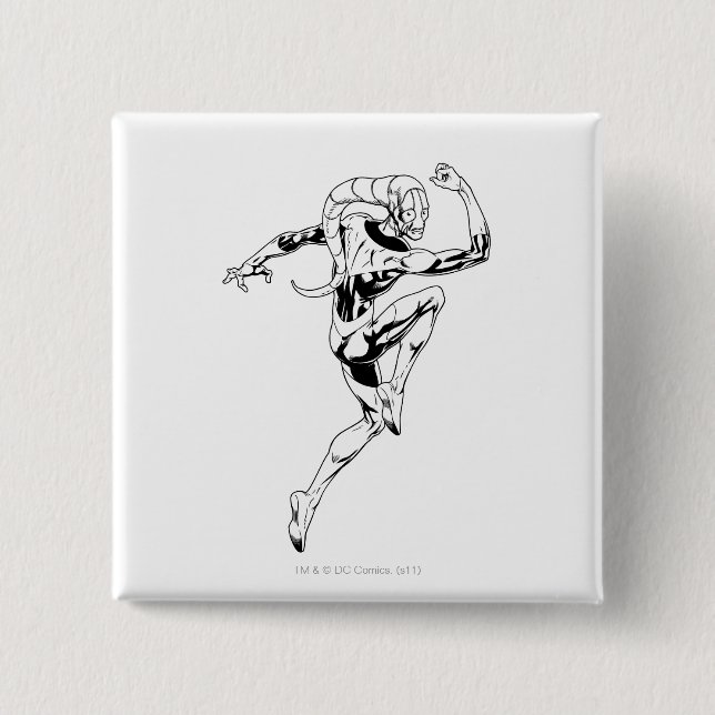 Blue Lantern 3 15 Cm Square Badge (Front)