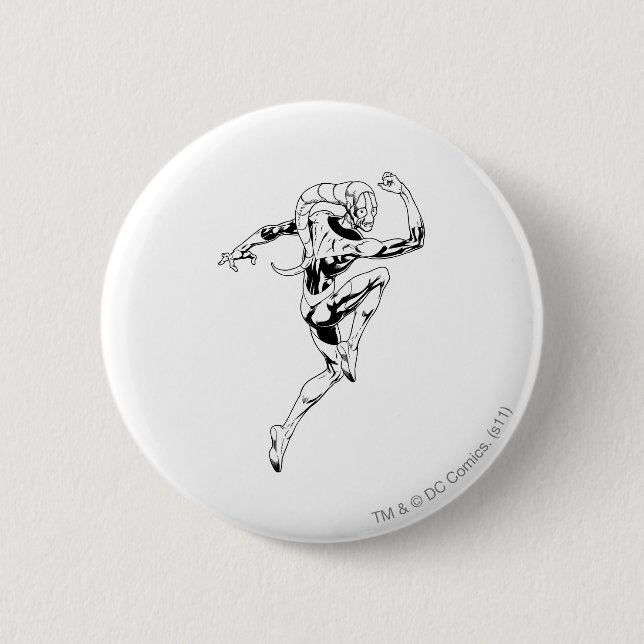 Blue Lantern 3 6 Cm Round Badge (Front)