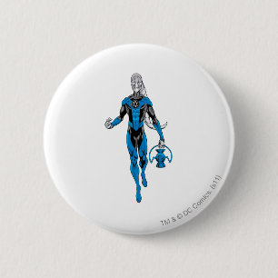 Blue Lantern 4 6 Cm Round Badge