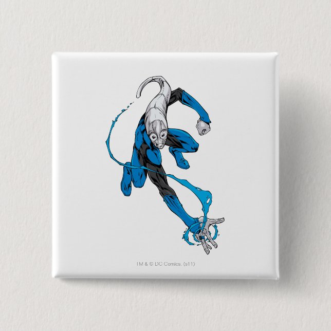 Blue Lantern 7 15 Cm Square Badge (Front)