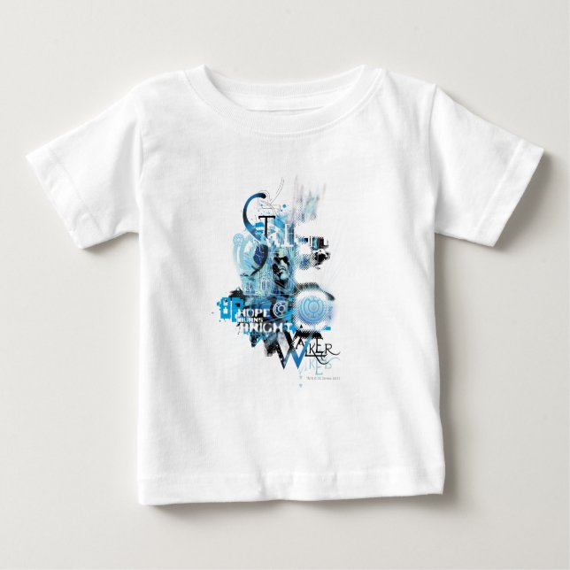 Blue Lantern Graphic 1 Baby T-Shirt (Front)