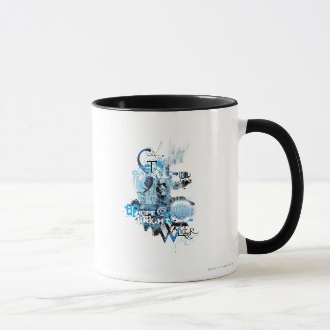 Blue Lantern Graphic 1 Mug (Right)