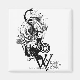 Blue Lantern Graphic 2 Magnet