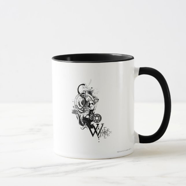 Blue Lantern Graphic 2 Mug (Right)