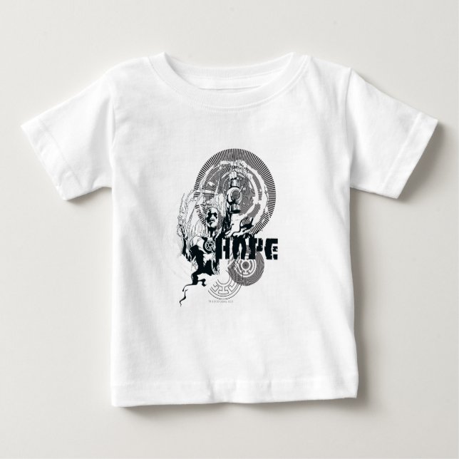Blue Lantern Graphic 4 Baby T-Shirt (Front)