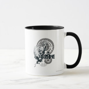 Blue Lantern Graphic 4 Mug