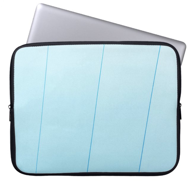 Blue Laptop Sleeve (Front)