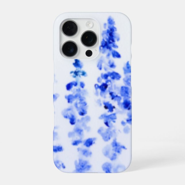 Blue Larkspur iPhone Case (Back)