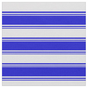 Blue & Lavender Lined Pattern Fabric