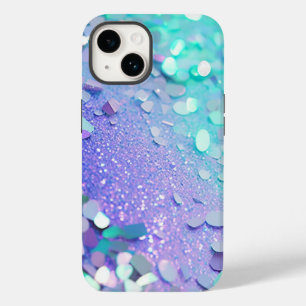 Blue Lavender Mint Glitter iPhone Mate Tough Case