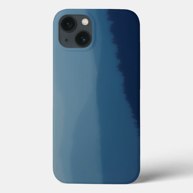 Blue Layers Case-Mate iPhone Case (Back)