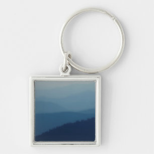 Blue Layers Key Ring