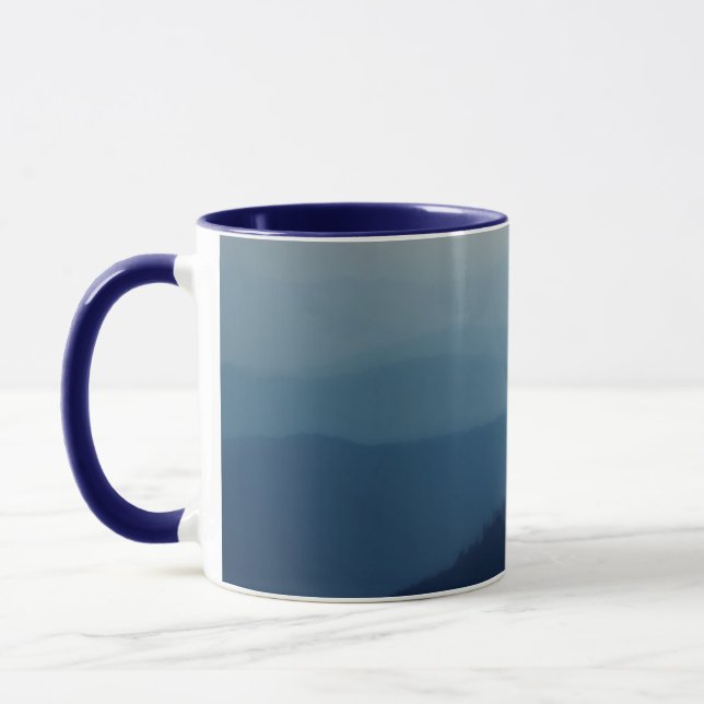 Blue Layers Mug (Left)