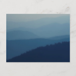 Blue Layers Postcard