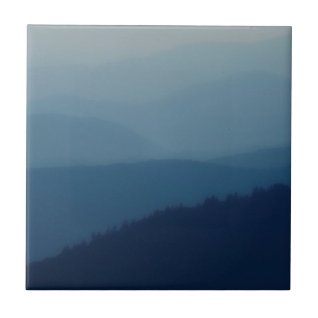 Blue Layers Tile (Front)