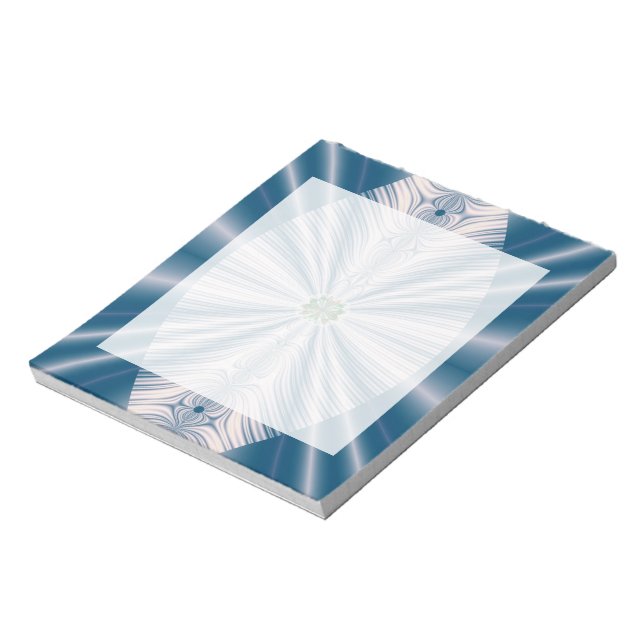 Blue Leaf Notepad (Rotated)