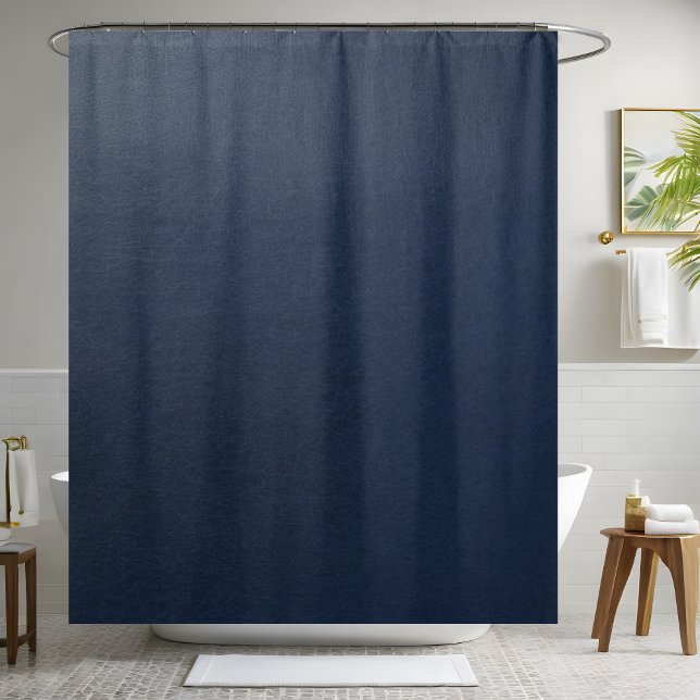 Blue Leather Shower Curtain  (Creator Uploaded)