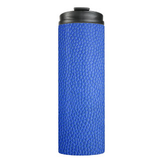 Blue leather skin texture skin thermal tumbler