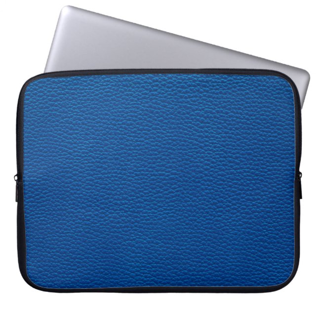 blue leather texture backgroundleather,blue,textur laptop sleeve (Front)