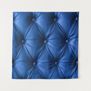 Blue Leather Texture: Luxurious Background Tapestry