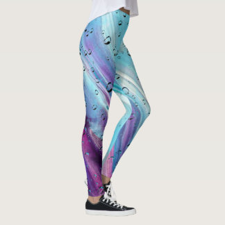 Blue leggings