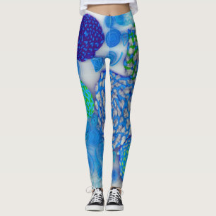Blue Leggings