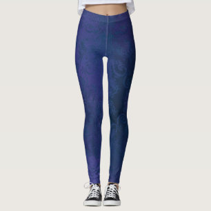 blue leggings