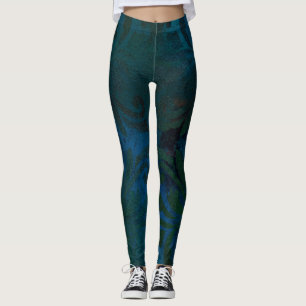 blue leggings