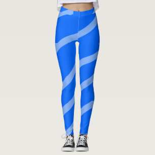 Blue leggings